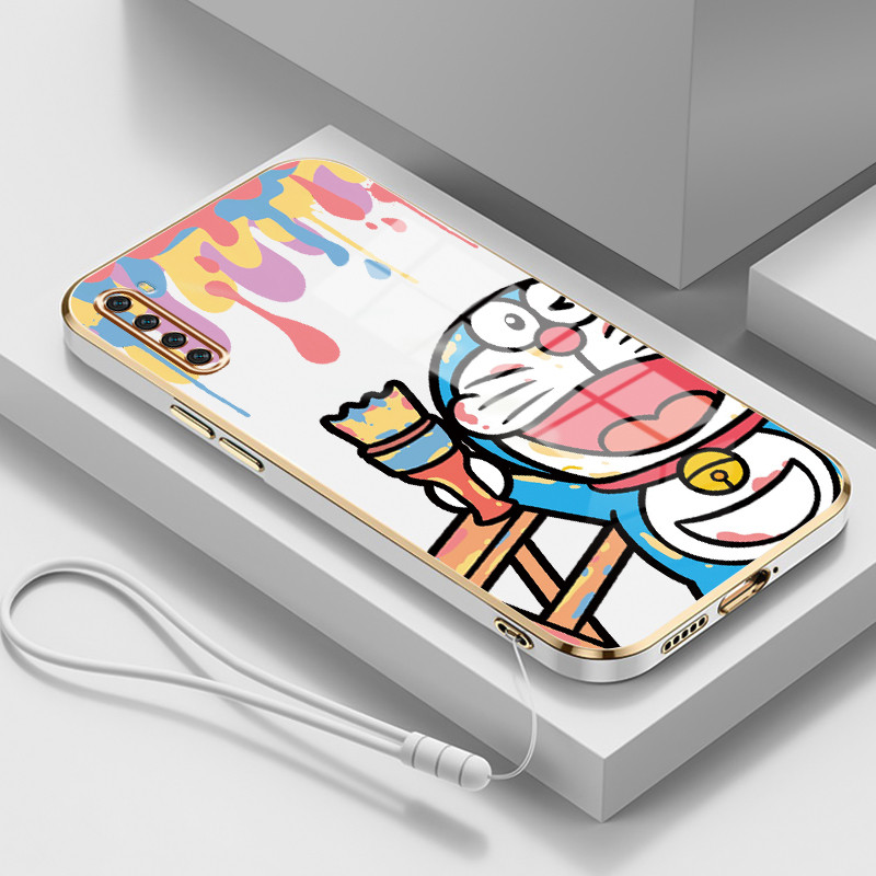 Casing Untuk Xiaomi Redmi Note 8 Note 8T Note 8 Pro Case Casing HP Softcase Tali gantungan berlapis 