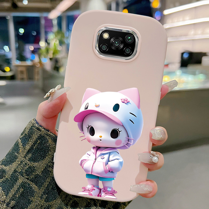 Casing Hp Untuk Xiaomi POCO X3 POCO X3 Pro POCO X3 GT POCO X3 NFC Case Casing Mesin Anime HP Kasing 