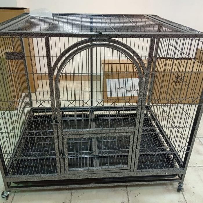 kandang besi anjing besar jumbo xxxl, kandang anjing gede knock down