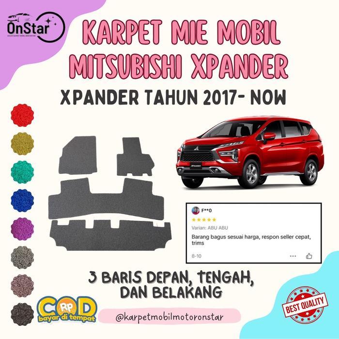 Karpet Mobil Xpander 3 Baris Depan, Tengah Dan Belakang