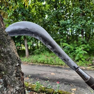 Arit Golok Sabit Rumput Alang Alang Sabit Rumput Bendo Baja Tajam Asli Jawa