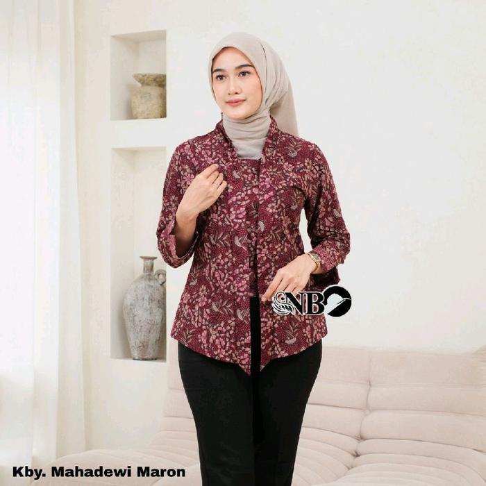 Blouse Batik Wanita Modern Model Kebaya Katun Atasan Terlaris
