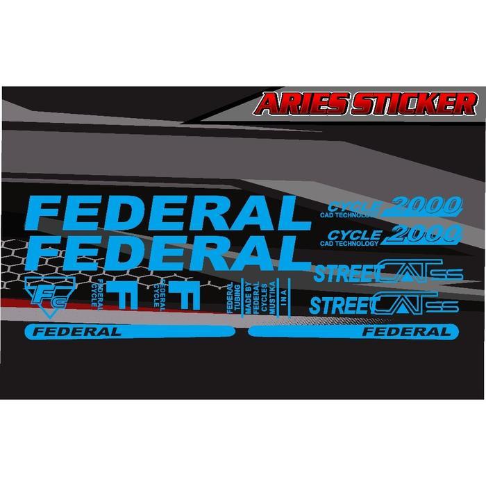 Stiker Speda Federal Fc 2000 Cutting Terlaris