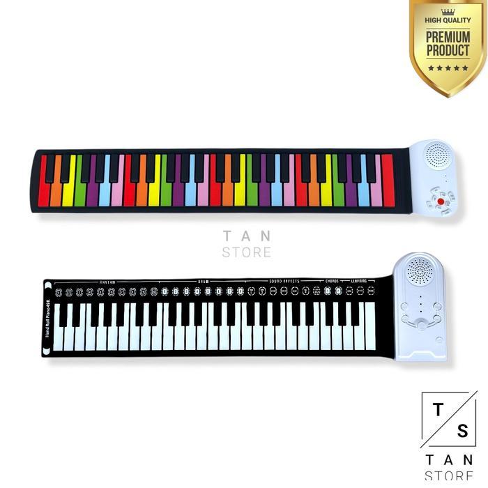 Piano Roll 49 Nada / Piano Portable / Piano Silicone Portable Pasti Promo