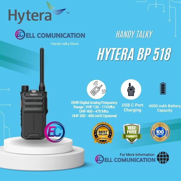 HT Hytera BP518 HT Digital Analog VHF UHF 350-390 HYTERA BP 518 UHF350 - VHF 136 - 174