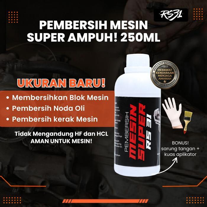 RS31 Engine Degreaser Super RS31 Cairan Pembersih Mesin Kendaraan Motor & Mobil Car Pembersih,