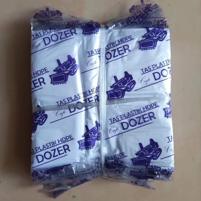 Kresek Transparan Cap Dozer Ukuran 15 (1 Ikat) Pasti Promo