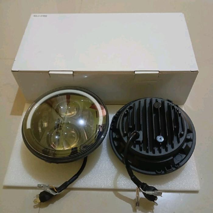 Lampu Led Headlamp 7inch Jeep Jimny Rubicon Hardtop Harga Sepasang - Headlamp Jeep 7inch - Headlamp 