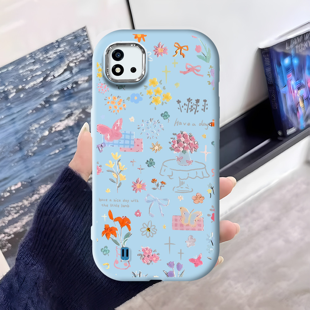 Casing Cute Silikon case Premium Full Case For Realme C20 C20A C11 2021 Case Phone Kesing Casing C5-