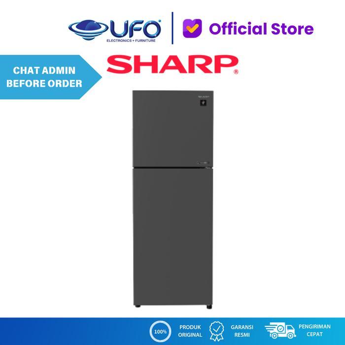 SHARP KULKAS 2 PINTU 276L PLASMACLUSTER SJ356SIDS