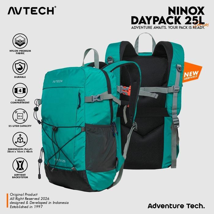 Eiger House - Tas Ransel Daypack Laptop Sekolah Kerja Harian Outdoor 25 Liter - Ninox 25