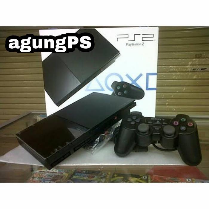Ps2 Slim Hardisk 120Gb Full Game 2 Stik Sony Bisa Optik Terbaru