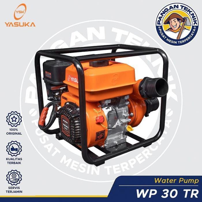 MESIN WATER PUMP/POMPA ALKON/TAMBANG WP-30FS / WP-30TR  YASUKA 3" - Wp30TR/8Hpx3inchi