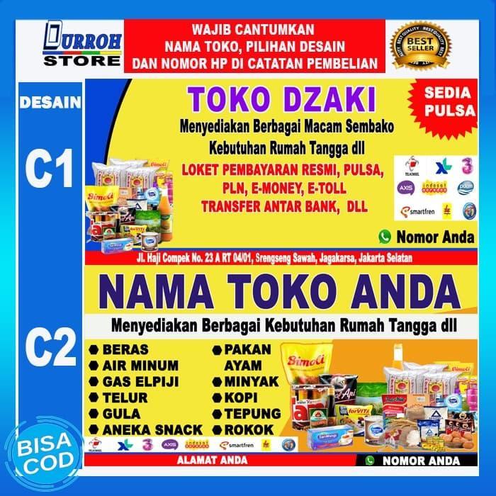 Promo Spanduk / Banner Toko Kelontong / Sembako Original