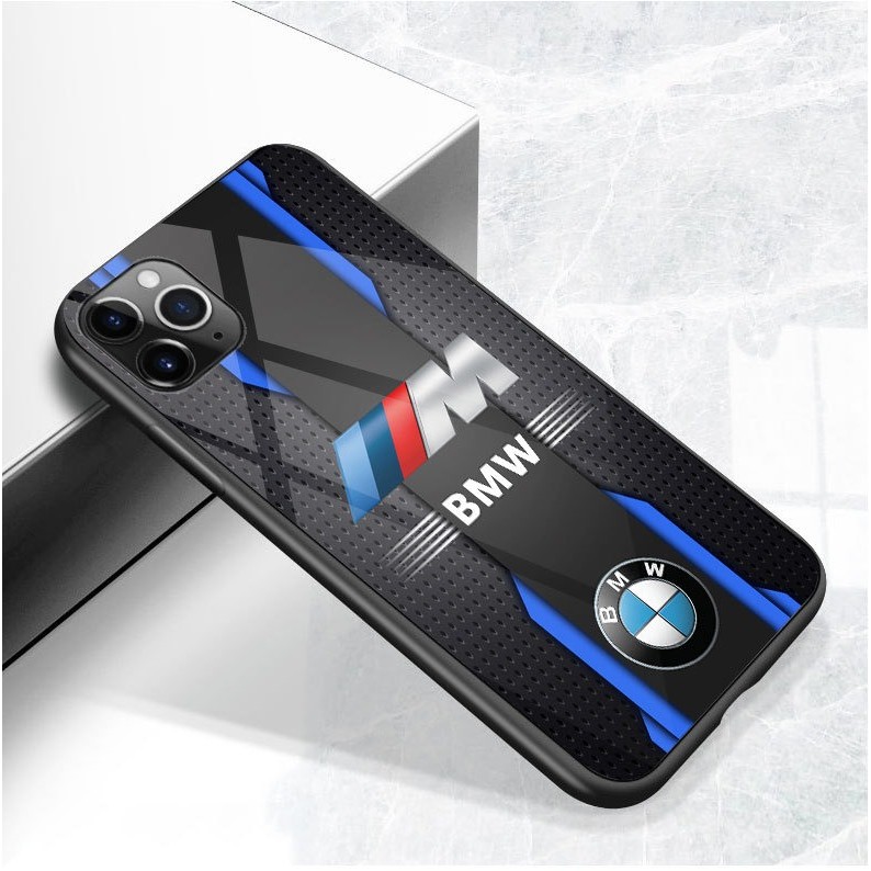 1pcs Sports Car BMW M Logo Phone Case for iPhone 16 Pro 11 12 Mini 13 14 Pro 15 Pro Max 7 8 Plus XR