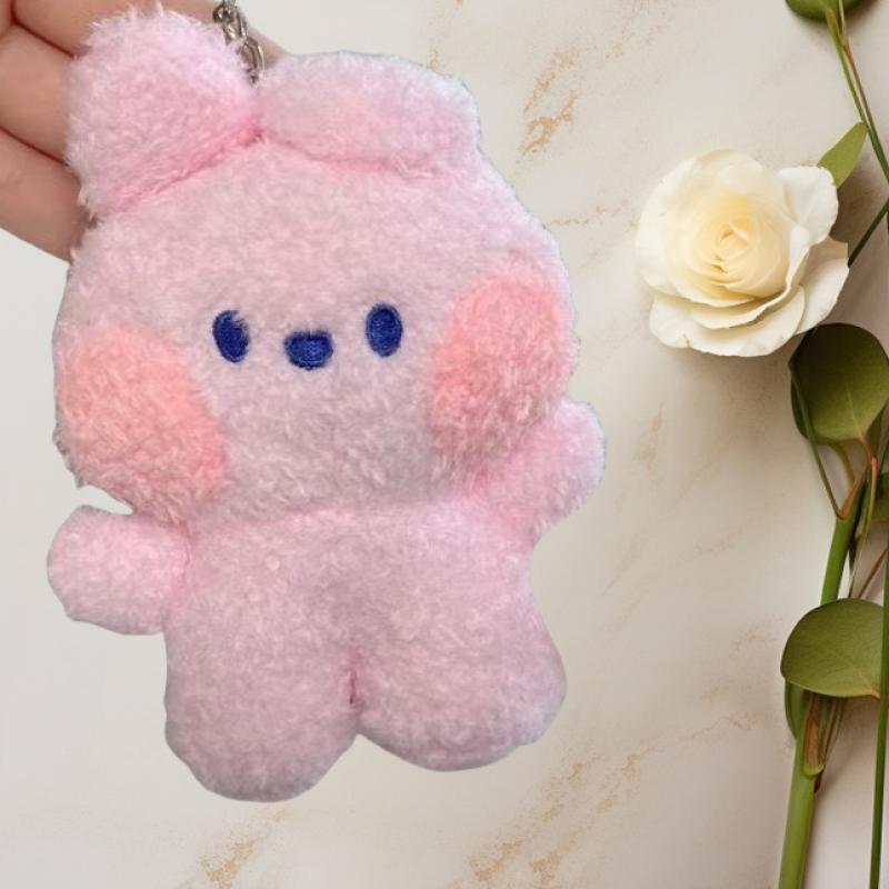 Anime Cartoon Chimmy Cooky Bt21 Plush Toy Y2K Creative cute Plush Doll Keychain School Bag Pendant