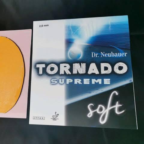 KARET BET TENIS MEJA BINTIK DR NEUBAUER TORNADO SUPREME SOFT ORIGINAL
