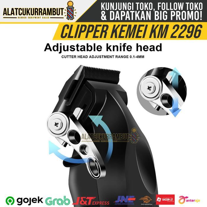 Kemei 2296 Mesin Cukur Rambut Alat Cukur Rambut Hair Clipper Kemei