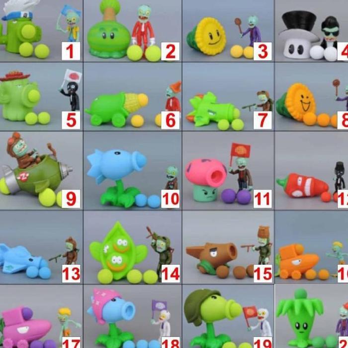 Ready Plant Vs Zombie/Plants Vs Zombies/Mainan Plant Vs Zombie/Tembak Zombie