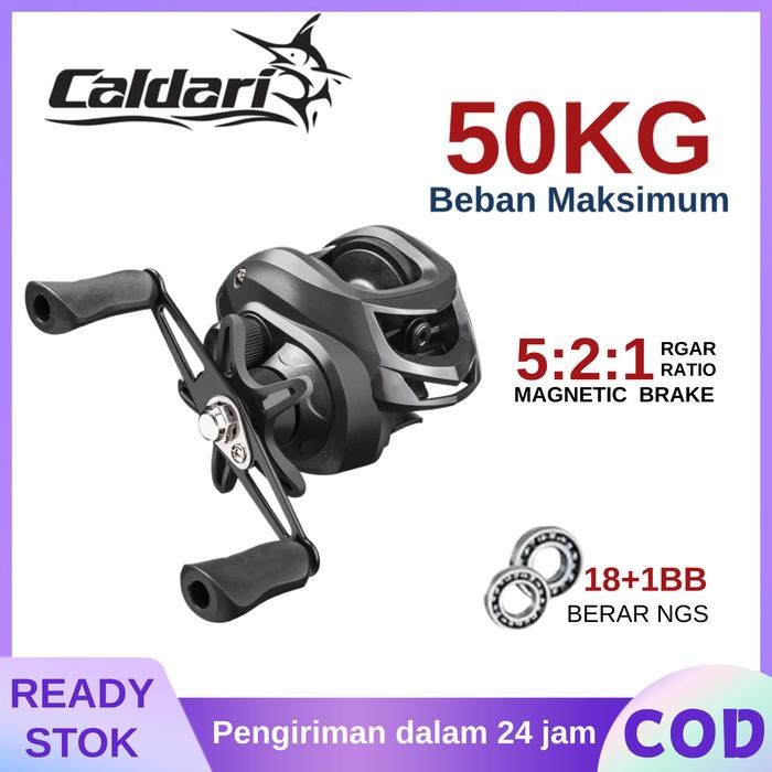 Sougayilang Pro - Reel Alat Pancing Reel Pancing Ai2000 Mesin Pancing Baitcast Reel Lure Casting