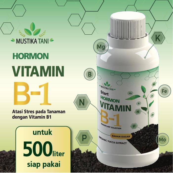 Promo Vitamin B1 Pertanian Mustika Tani Nutrisi Tanaman Anti Stress Kualitas Import Formula Super
