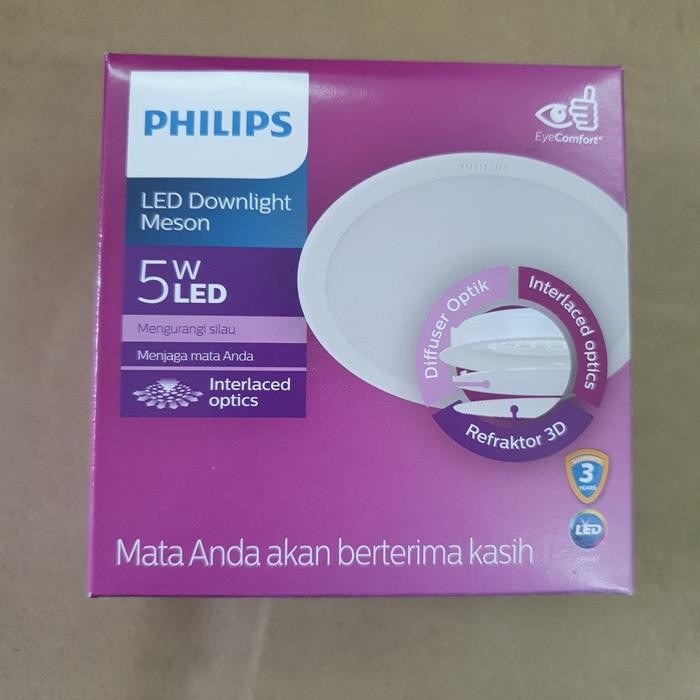 Pilihan- Lampu Led Panel Philips 5,5 Watt 3 Inch Meson 59201