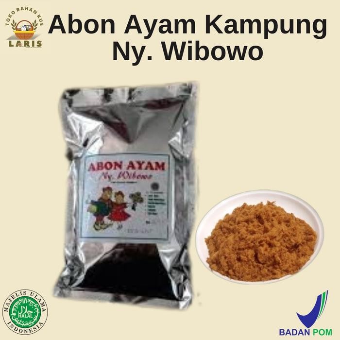 

TERLARIS Abon Ayam Kampung Ny. Wibowo (Tersedia Kemasan Repack) READY STOCK