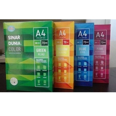 

NEW PRODUK KERTAS A4 70 GRAM WARNA SIDU SINAR DUNIA WARUNG ARA67