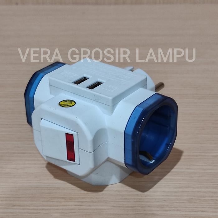 Broco Electric - Steker T Arde Usb Lumment 6837 St6837 / Tee Arde Usb Lumment St-6837