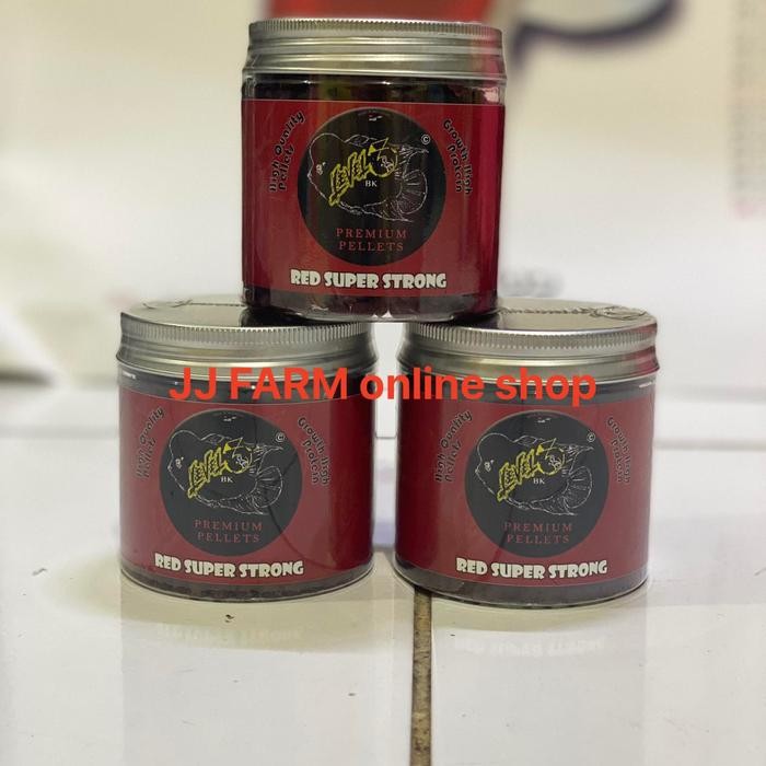 Pelet Ikan Louhan Level3 Red Super Strong 100Gram Pelet Louhan Merah