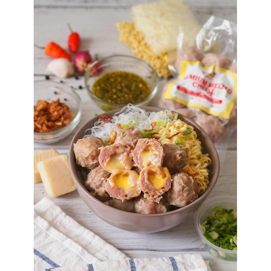 

Pilihan- Bakso Sapi Premium Melted Cheese