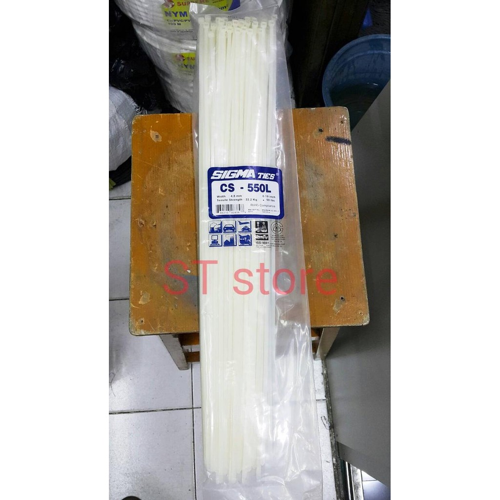 

Kabel Ties / Cable Ties Sigma 55Cm Putih