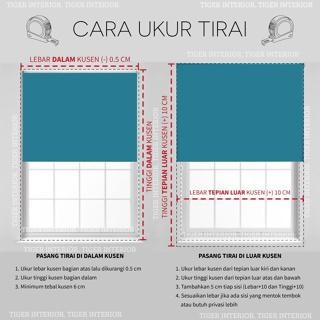 Nove Alumunium Blinds Stick + Cord - Deluxe Slat - Tirai Gulung Alumunium - Tirai Nimalis Jendela