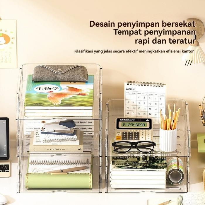 

RAK BUKU RAK PENYIMPANAN KOTAK PENYIMPANAN DESKTOP KOTAK PENYIMPANAN ALAT TULIS RAK PENYIMPANAN FILE