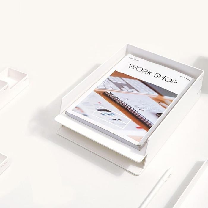 

STORAGE BOX FILE RACK WARNA PUTIH