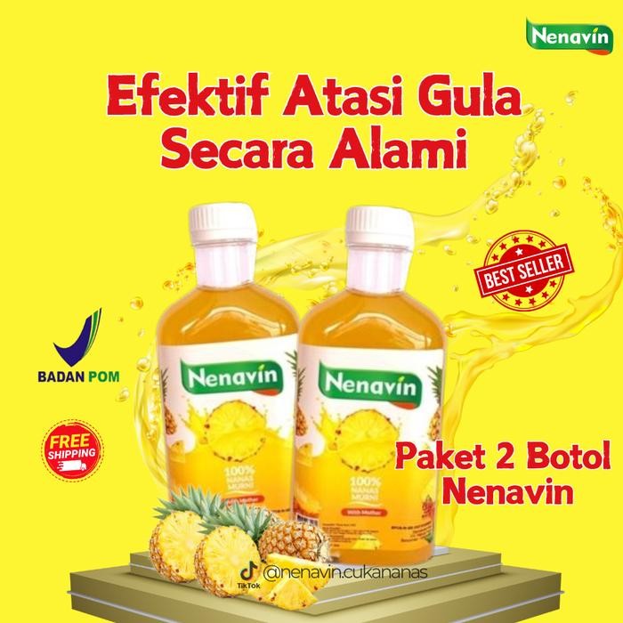 

Nenavin Cuka Nanas Paket 2 Botol Bebas Gula