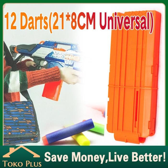 Pilihan- 12 Dart Tempat Peluru Nerf Utk Permainan Nerf Magazine Aksesoris Nerf