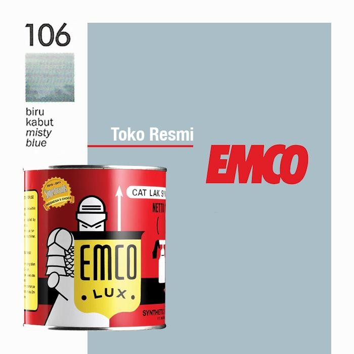 Cat Kayu & Emco Lux 1kg - Standar No. 106 Biru Kabut Abu-abu masih ready