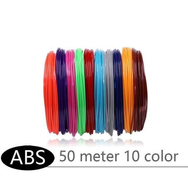 

Refill Isi Pla Filament 10 Warna X 5M 1.75Mm For 3D Drawing Printer Pen
