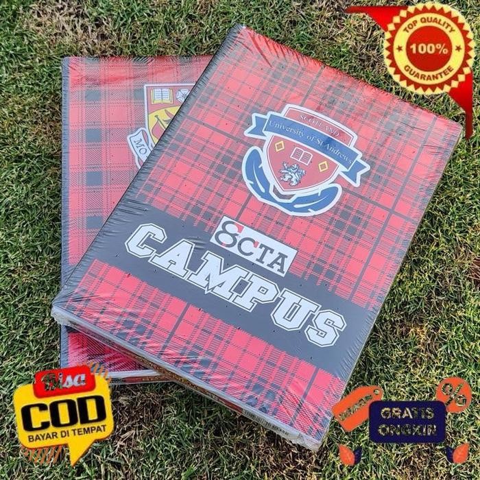 

New [FS] 10pcs Buku Tulis Octa Campus 36 Lembar dan Buku Tulis Segitiga Quarto Paper Stationery