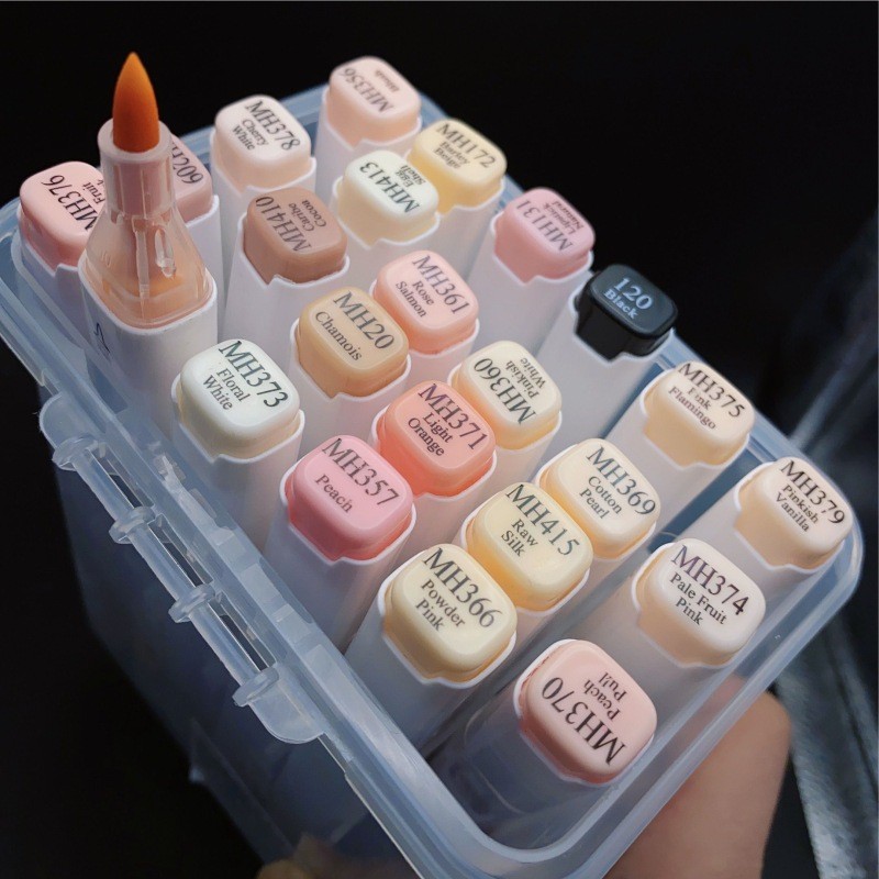 

Marker Kering 72 Warna Standar Skin Tone Set - Ujung Lunak, Tahan Lama, Cocok untuk Profesional & Hobi |RBOQNJG2|