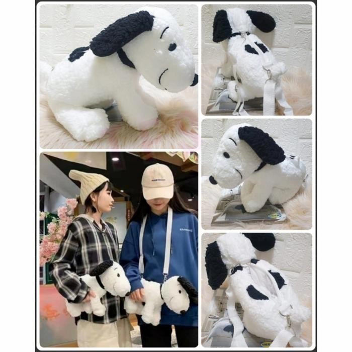 Tas selempang sling bag boneka Snoopy Kode 870