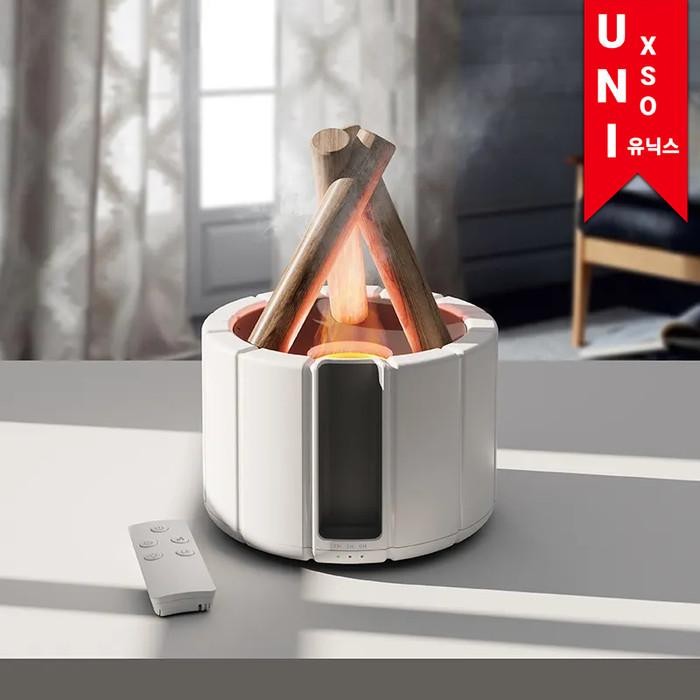 Ready Unixso Bonfire Diffuser Humidifier Ultrasonic Aromatherapy Api Unggun Pelembab Ruangan Kamar