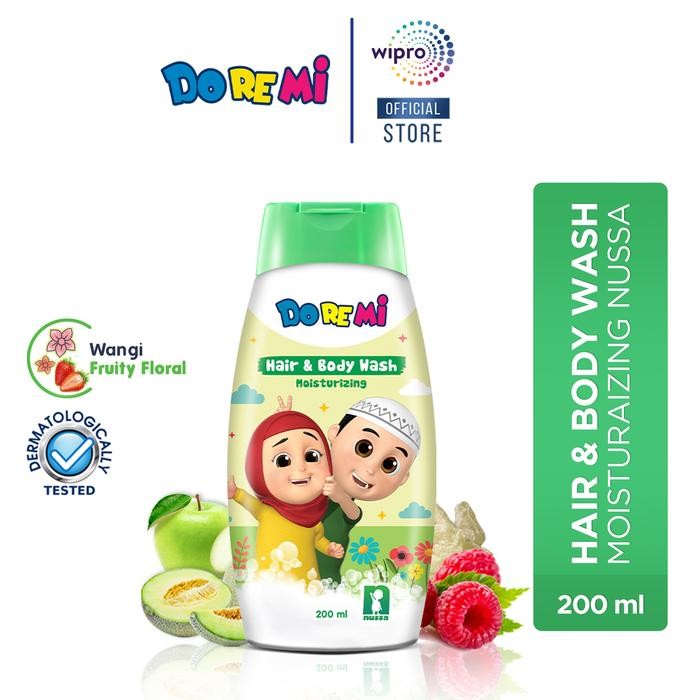 Pilihan- Doremi Nussa Hair & Body Wash Moisturizing 200Ml - Sabun Mandi Cair
