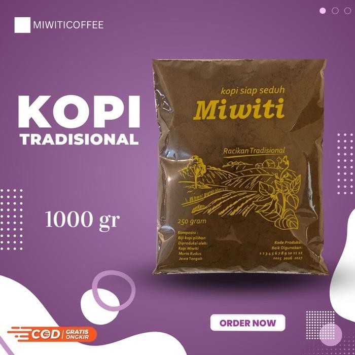 

ORIGINAL COD 1kg KOPI TRADISIONAL kopi siap seduh kopi bubuk murni siap seduh READY STOCK