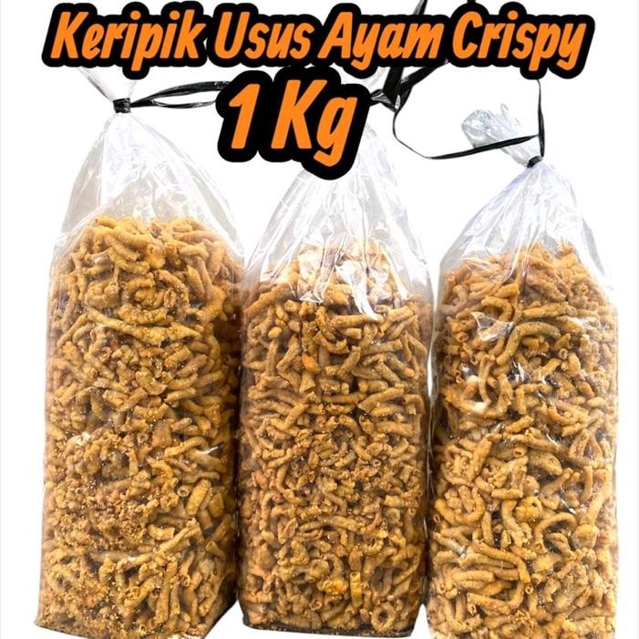 

1 Kg / 1 Kilo Keripik Usus Ayam Crispy EKONOMIS Snack