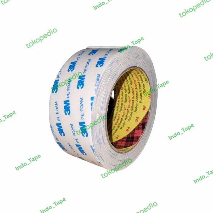 

3M Double Tape Putih Pe Foam / Perekat Busa Original