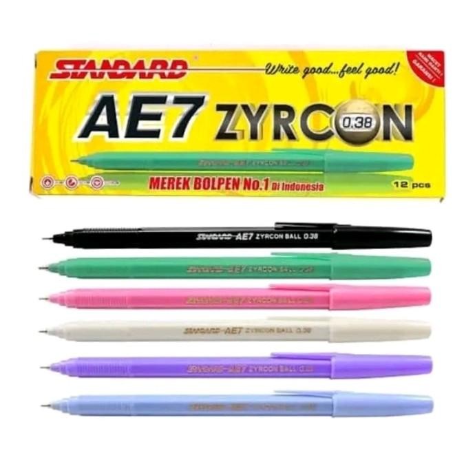 

OJ pulpen / Bolpen Standard zycron AE-7 0,38 (12 pcs)