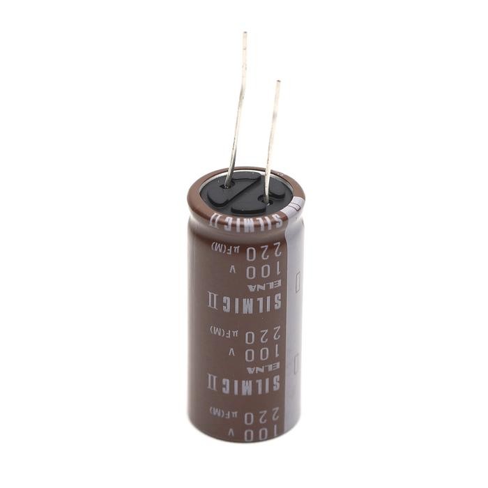 Cuci Gudang Elna Silmic Ii 220Uf/100V Rfs-100V221Mk9#5 Audio Capacitor