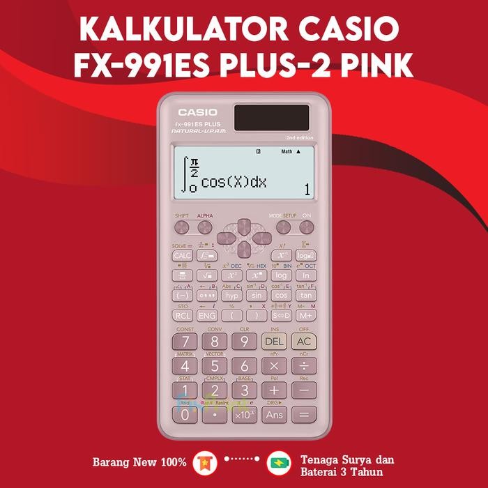 

HOT SALE! Kalkulator Casio fx-991ES plus-2 Calculator Scientific Kalkulator Ilmiah Standar fx-991ES